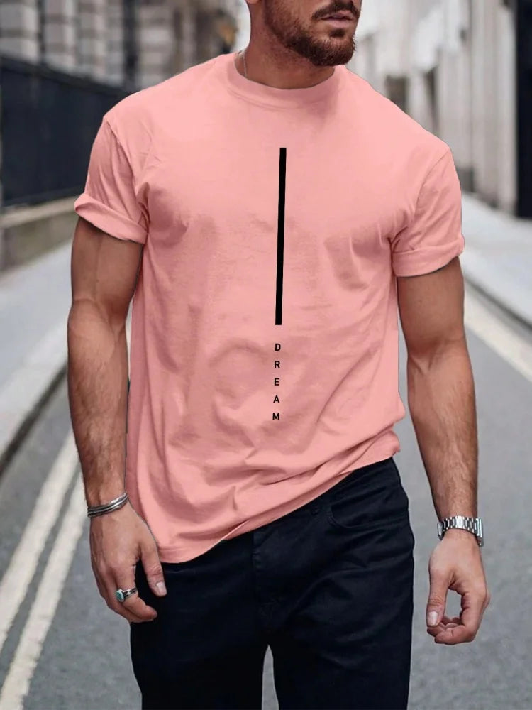 Remera Oversized Casual con Estampa