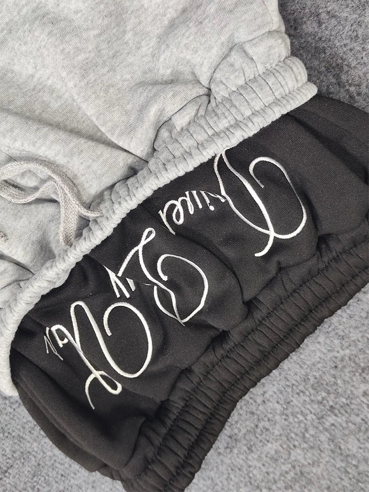 Pantalón Urbano Bordado Streetwear