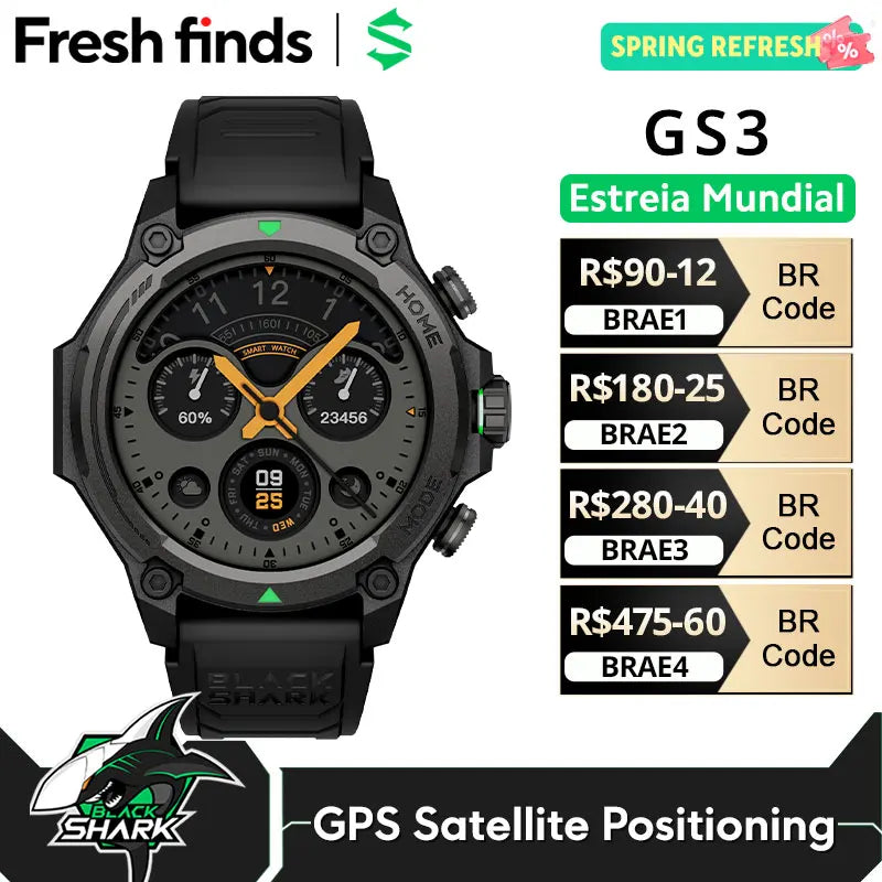 Smartwatch AMOLED con GPS GS3