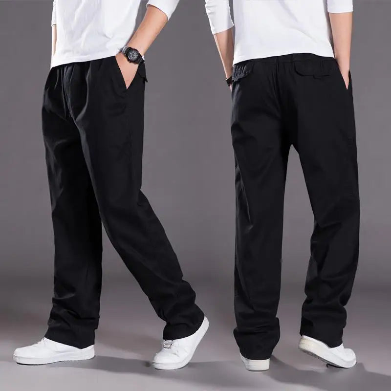 Pantalón de Algodón Casual Recto