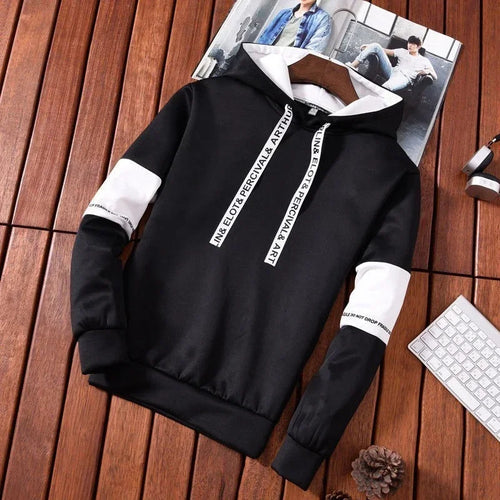 Buzo con Capucha Estampado con Letras