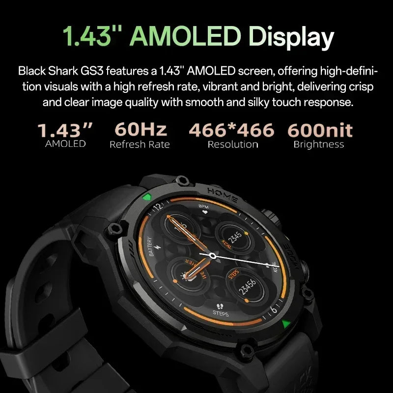 Smartwatch AMOLED con GPS GS3