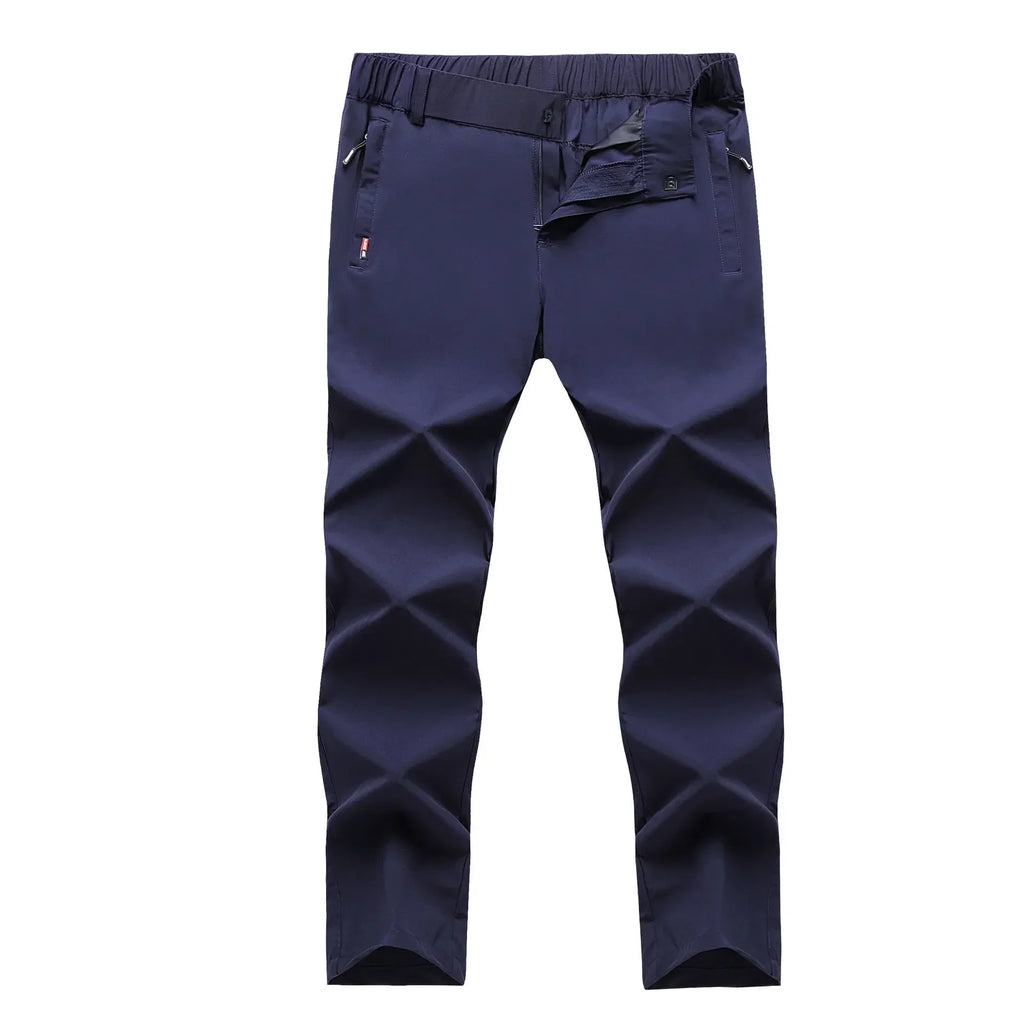 Pantalón de Seda de Hielo Cintura Elástica
