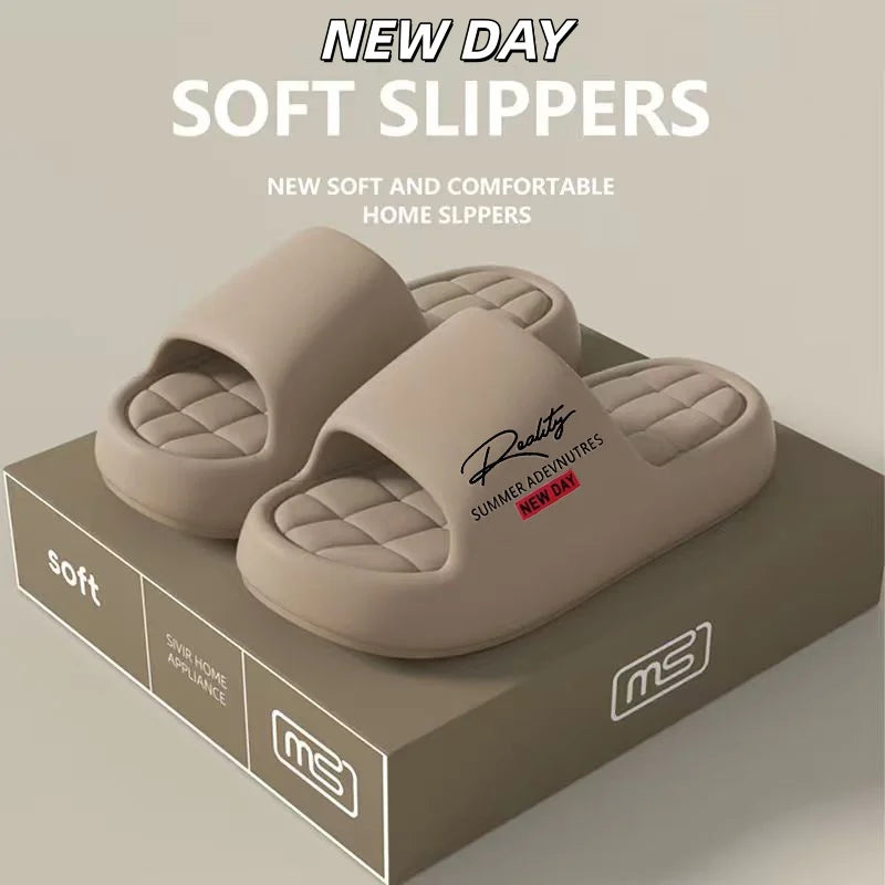 Pantuflas de EVA Suela Alta Antideslizantes