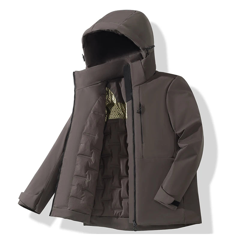 Campera Rompeviento Impermeable de Polar