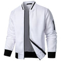 Campera Bomber con Cierre Cuello Mao