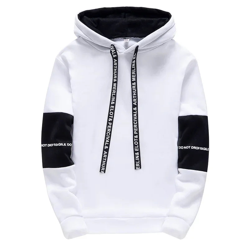 Buzo con Capucha Estampado con Letras