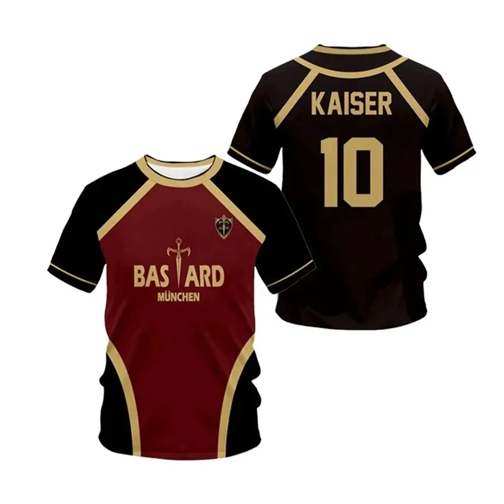 Camiseta Deportiva Estampada Anime