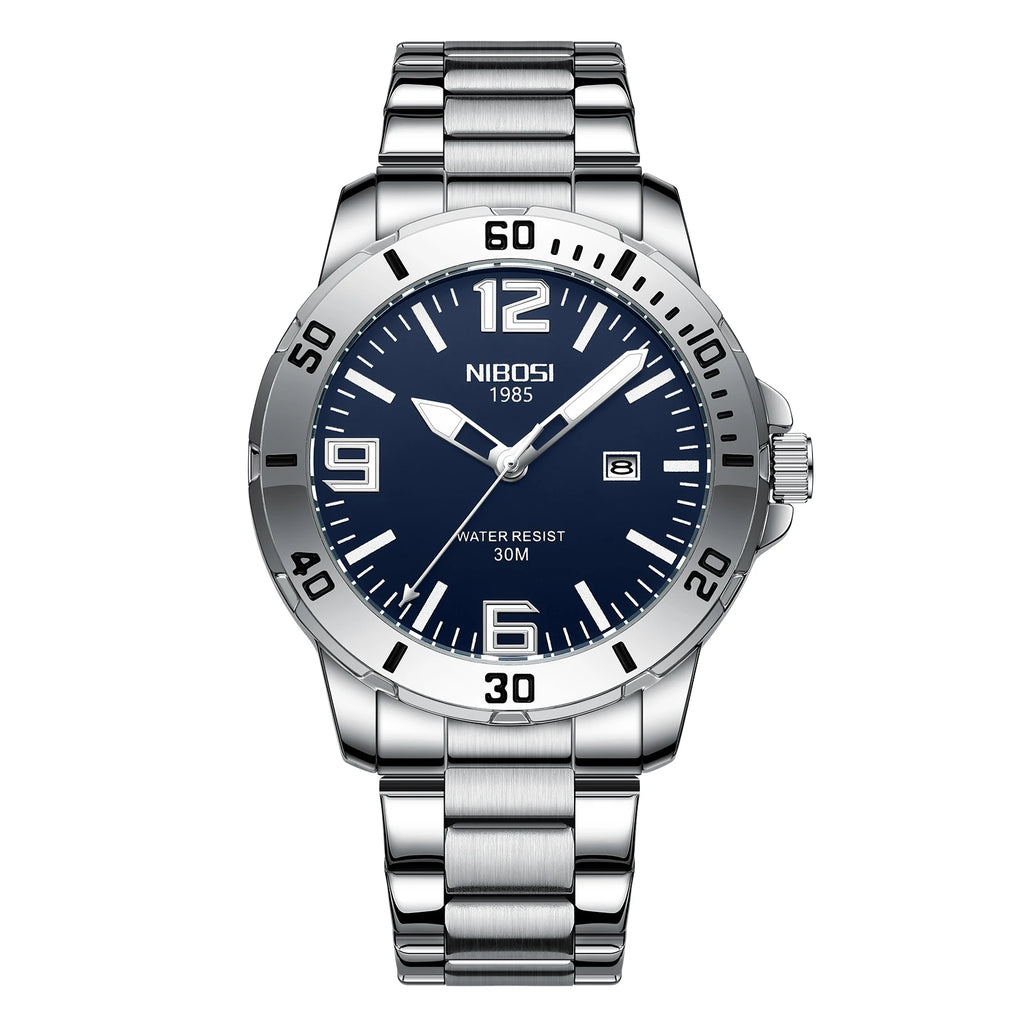 Reloj de Cuarzo de Acero Inoxidable Premium