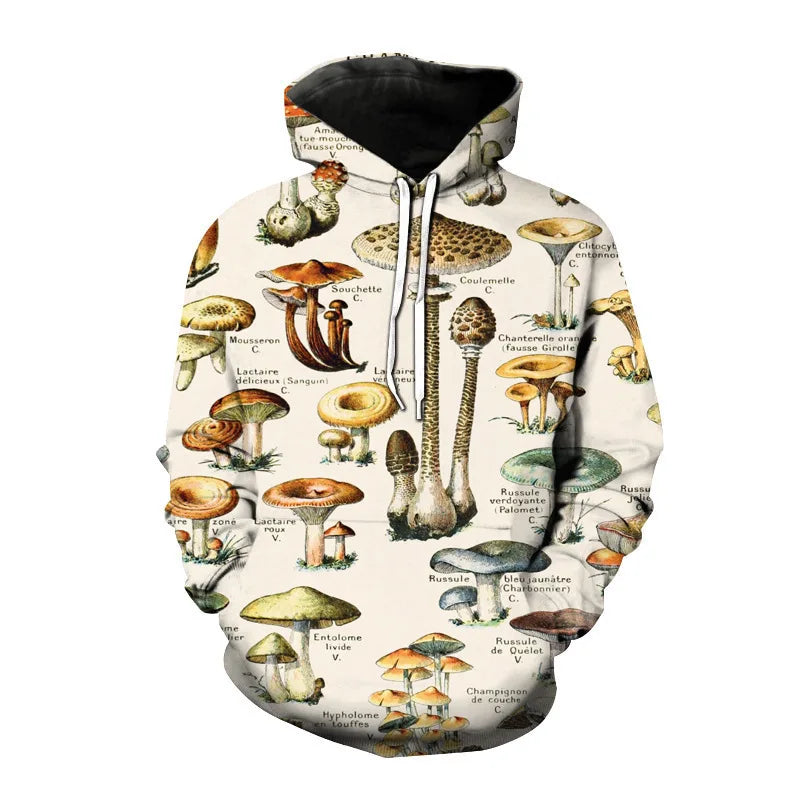 Buzo con Capucha Estampa 3D