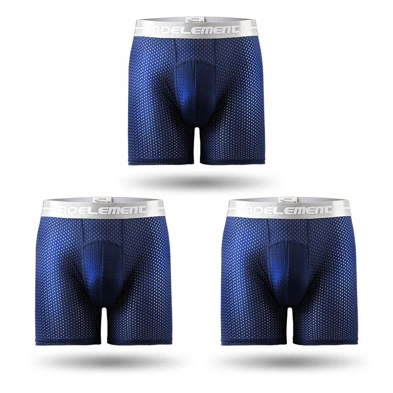 Pack de Boxers Largos Deportivos de Seda de Hielo