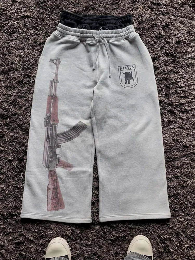 Pantalón Urbano Bordado Streetwear
