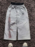 Pantalón Urbano Bordado Streetwear