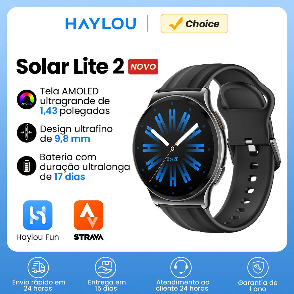 Smartwatch AMOLED Monitor de Salud