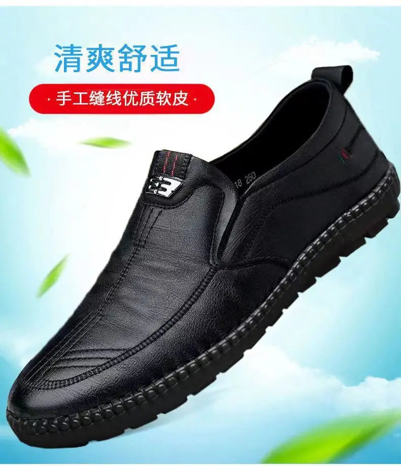 Mocasines de Cuero PU Antideslizantes