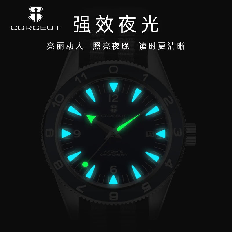 Reloj Automático Cristal Zafiro 100m