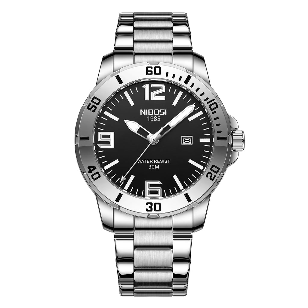 Reloj de Cuarzo de Acero Inoxidable Premium