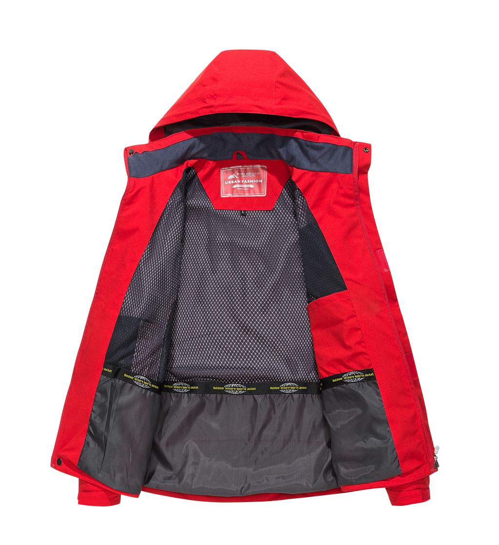 Campera Rompeviento Impermeable para Trekking