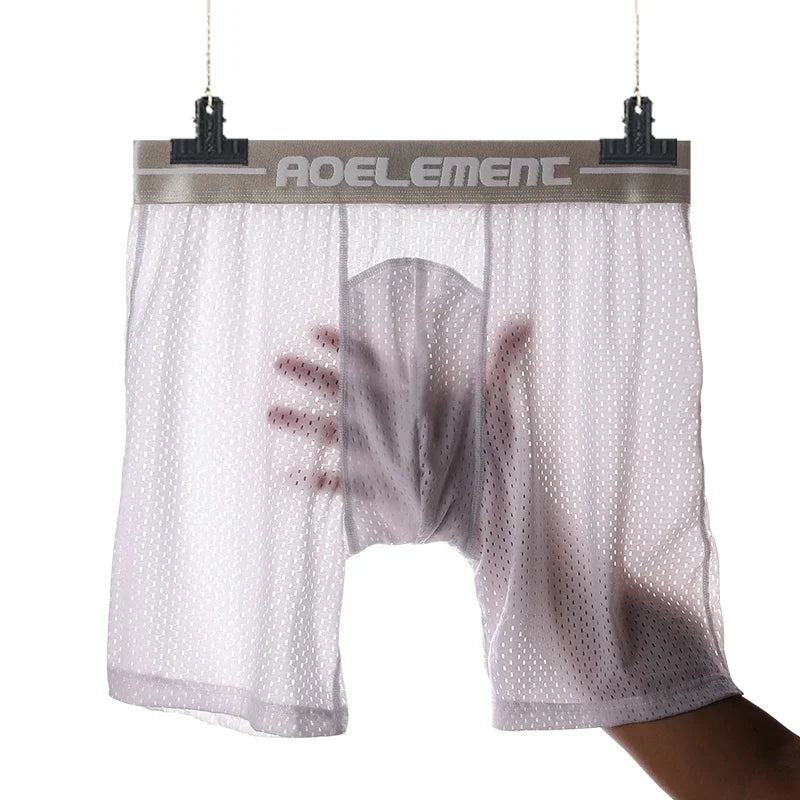Pack de Boxers Largos Deportivos de Seda de Hielo